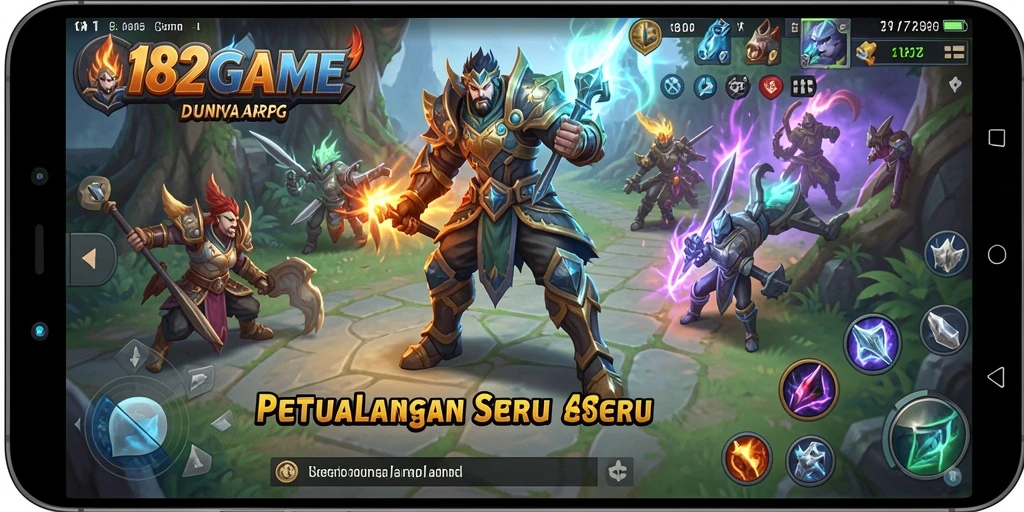 Tampilan gameplay 182GAME yang memukau dan penuh aksi.