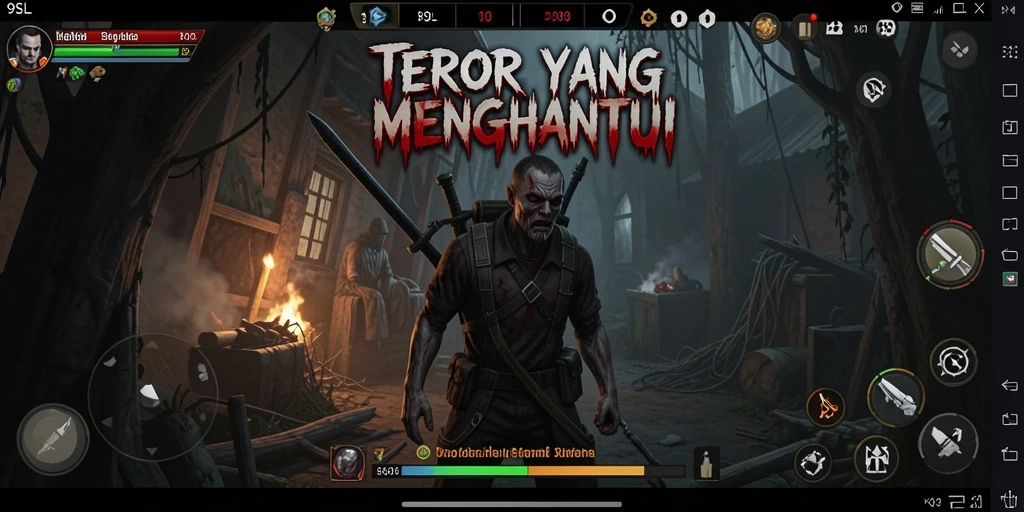 Gameplay mencekam di 9SL dengan suasana horor yang nyata.