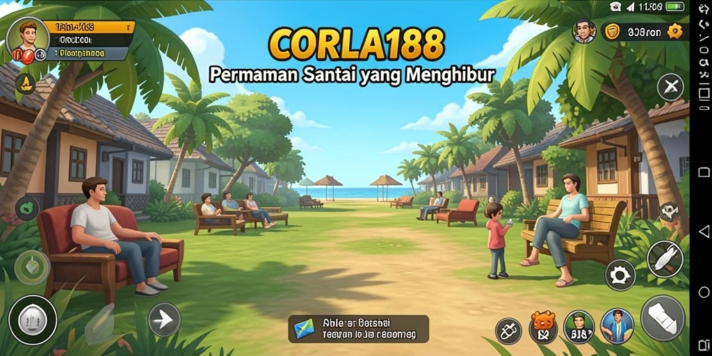 Tampilan permainan CORLA188 yang penuh warna dan menyenangkan.