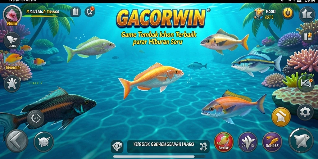 Tampilan menarik gameplay Tembak Ikan di GACORWIN.
