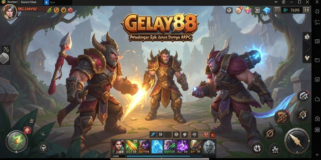 Tampilan gameplay seru di dunia ARPG GELAY88.