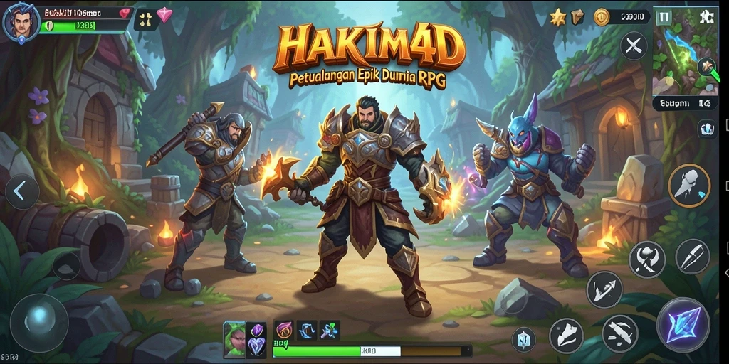 Tampilan menakjubkan dari gameplay HAKIM4D yang memikat.