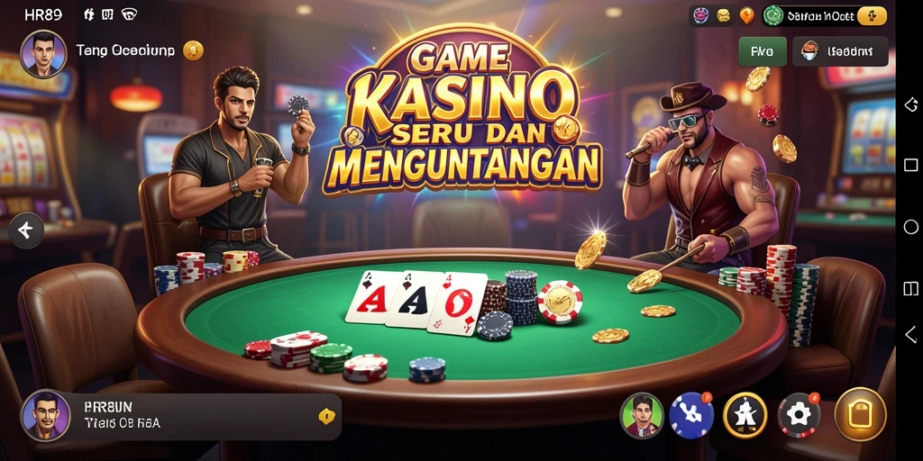 Tampilan menarik dari gameplay Kasino HR89 yang seru dan mengasyikkan.
