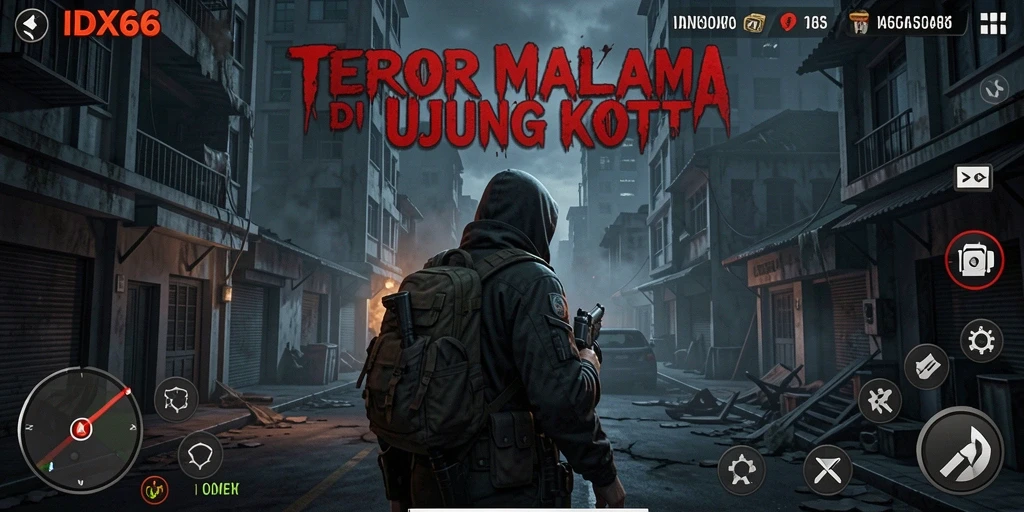 Tampilan mencekam suasana di dalam game IDX66.