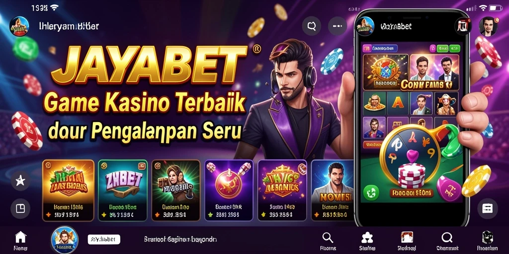Tampilan menarik dari gameplay JAYABET di aplikasi Kasino.