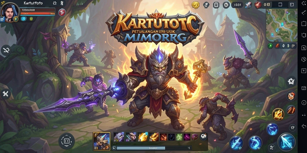 Tangkapan layar dari gameplay KARTUTOTO yang penuh aksi dan petualangan.