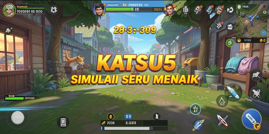 Screenshot utama KATSU5 menampilkan gameplay menarik dengan berbagai unsur simulasi.