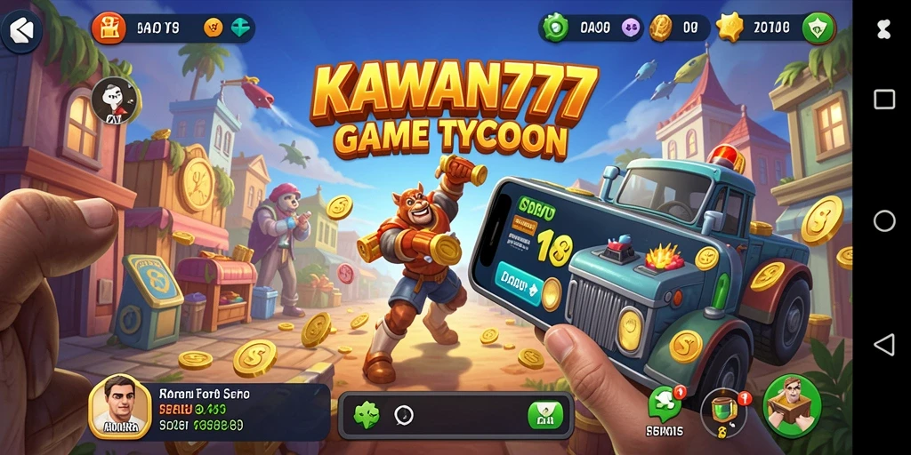 Tampilan gameplay KAWAN777 yang mengasyikkan dan penuh dengan tantangan Tycoon.