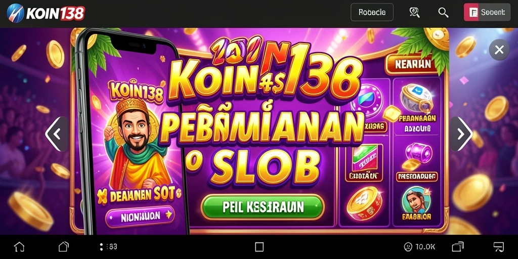 Tampilan utama KOIN138 dengan gameplay Slot yang seru.