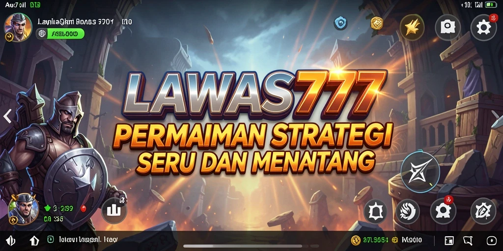 Tampilan gameplay LAWAS777 dengan mekanisme strategi penuh aksi.
