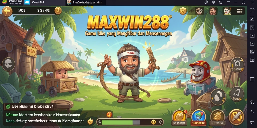 Tampilan gameplay <strong>MAXWIN288</strong> yang memikat dan inovatif dalam genre Idle.