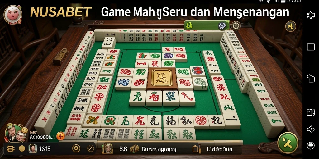 Tampilan gameplay seru NUSABET yang menarik dan menantang.
