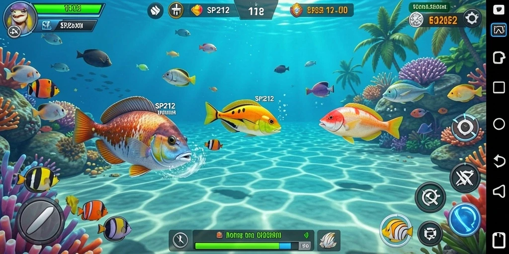 Gameplay seru menembak ikan dengan grafis yang menawan.