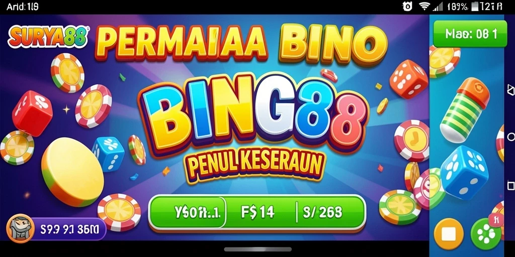 Tampilan gameplay seru dari permainan Bingo SURYA88.