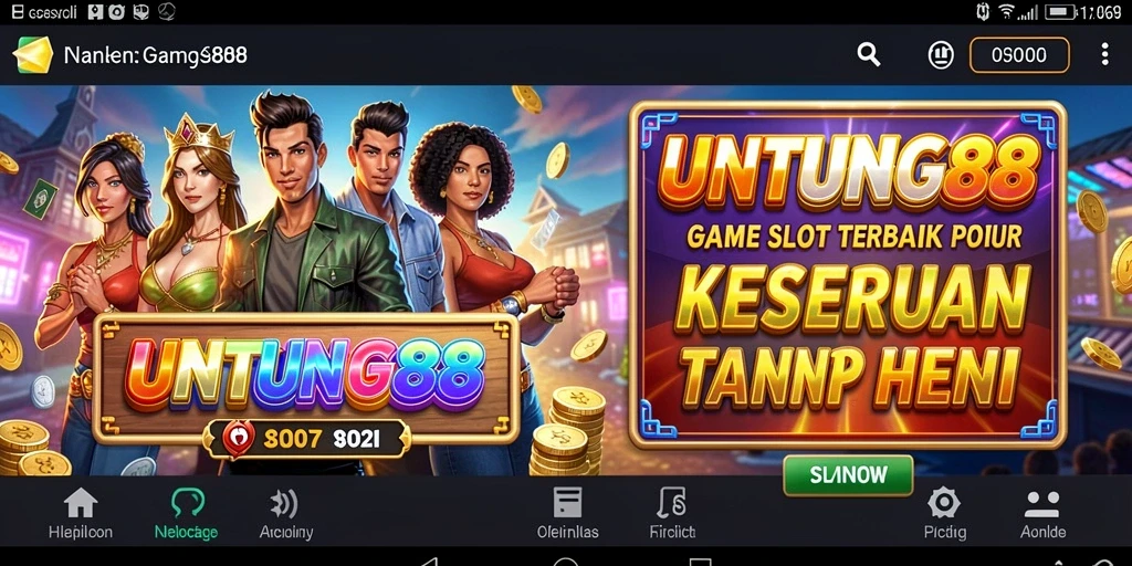 Tampilan gameplay menarik dari UNTUNG88, menyajikan pengalaman Slot yang seru.