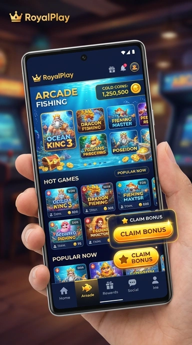 Tangkapan layar aplikasi royalplay saat mengunduh aplikasi dengan cepat.